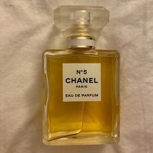 1.2 ounce bottle of Chanel No. 5 EDP (85% full)